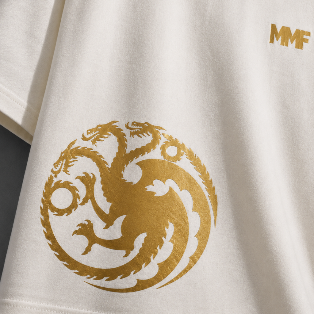Playera oversized dragón