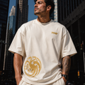 Playera oversized dragón