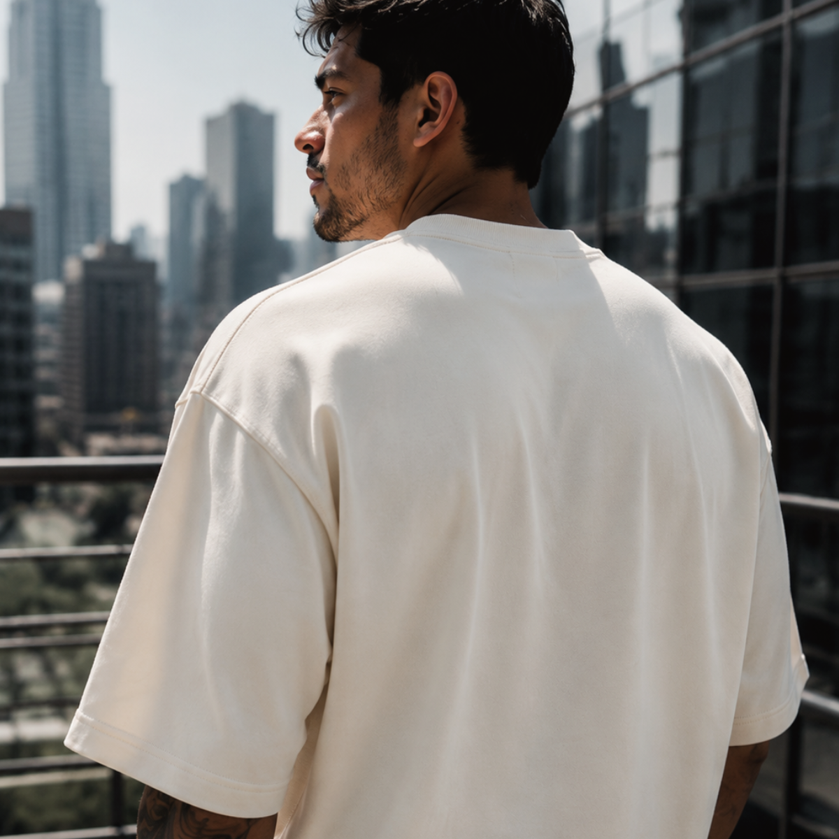 Playera oversized dragón